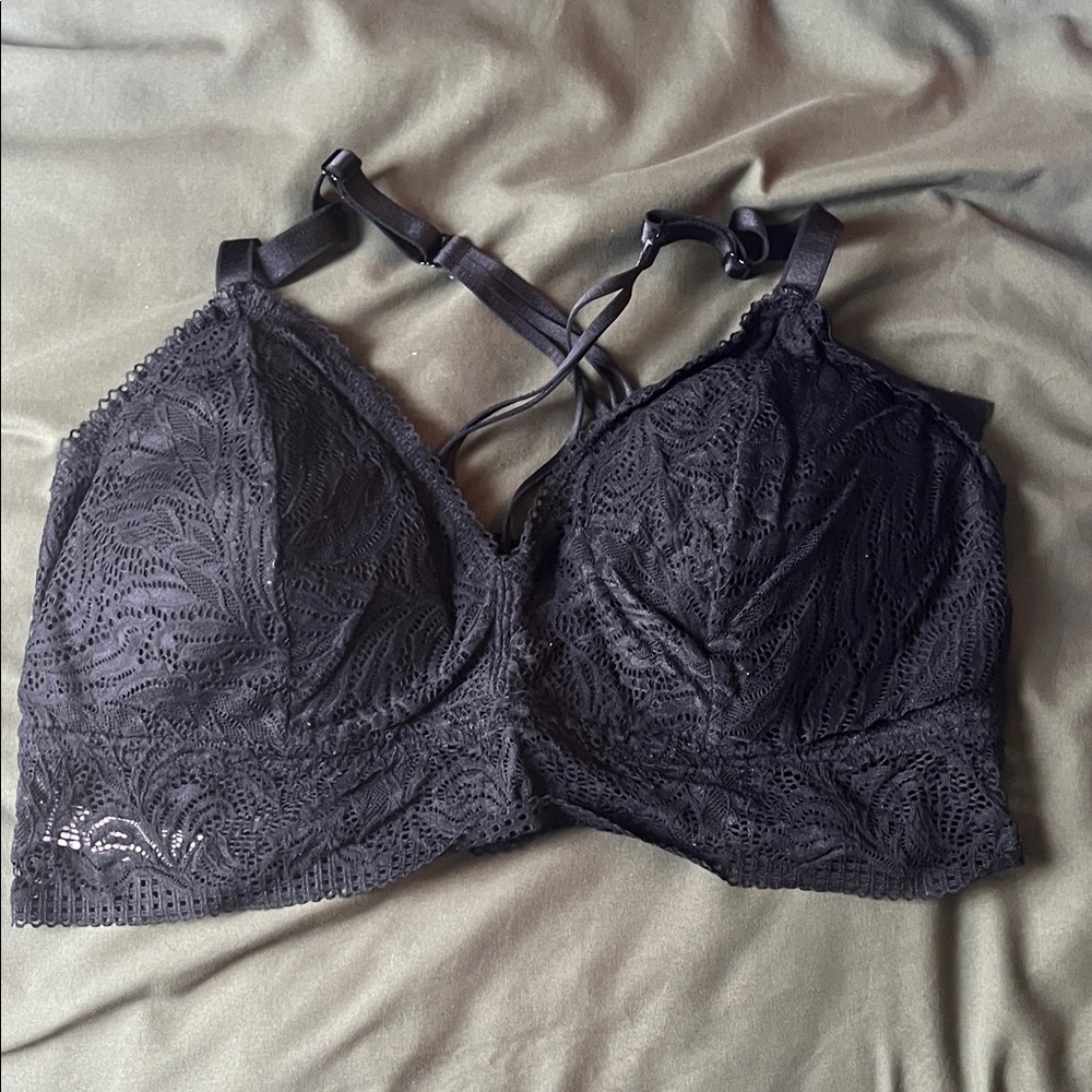 Auden Black Lace Bra